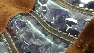 Brown Ereada&reg; Amethyst Mat Professional 2015 with 9 levels and Amethyst Pillow