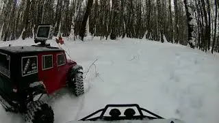 HSP Racing Boxer VS Remo Hobby Crawler Новогодняя Экспедиция