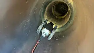 Robotic explosion proof video camera inspection CleanCo Systems
