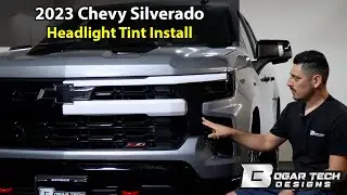 Chevrolet Silverado 2022-2025 Headlight Tint Installation