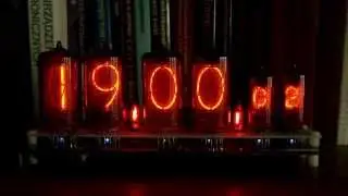 electroNIXclock Z566 - cross fade nixie tube clock effect