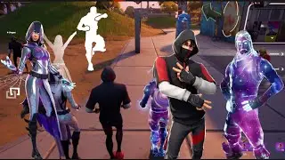 All Fortnite Samsung Exclusives Perfect Timing Scenario Emote!