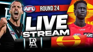 PORT ADELAIDE v GOLD COAST | 2025 AFL Round 24 AFL Live Stream