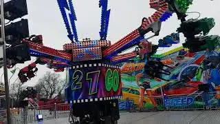 Extreme fair ride Abbey park Easter fun fair 2018