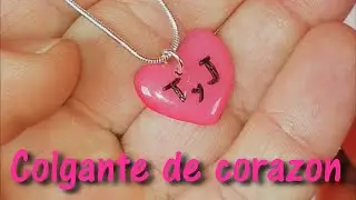 Como hacer un CORAZON De Silicona para colgaltes
