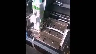 Automatic fiber laser cutting NdFeB magnet