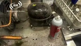 Overheating fridge fixed fast&mdash;cleaned condenser, replaced compressor, all done in 24hrs