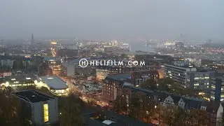 9974. Kiel Drone Stock Footage Video