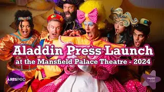 Aladdin Panto Press Launch at the Mansfield Palace Theatre 2024