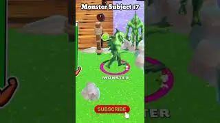 Monster evolution with subject 17 monster #monsterevolution #subject17#ytshorts