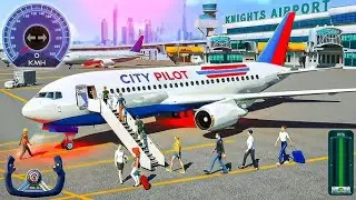 Flight Airplane City Pilot Simulator - Plane Boeing Emergency Landing - Android Gameplay