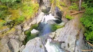 Sooke Potholes from the air