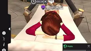 Avakin Life Shantel LaMose getting a massage at IKON SPA Avakin Life