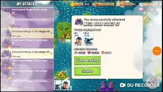 Chinese new year crab stage 57(2).58(2).59solo .boom beach..mega crab