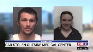 Suspects allegedly stole SUV outside High Point Medical Center as woman helped her mother into a whe