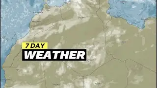 North Algeria Weather | ECMWF Model November 22, 2025 | Rain And Storms In North Algeria