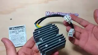 Como Adaptar un Rectificador de moto 6 hilos Pietcard 1169 Chile