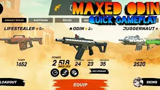 Maxed Odin (lvl 2) Gameplay || 2nd best Rated AR || Guns Of Boom