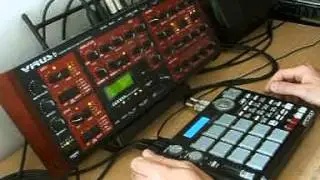 Access Virus b and Akai MPC500   _MV1