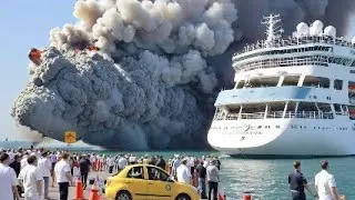 13 minutes ago, a Ukrainian cruise ship was shot down by Russia.
