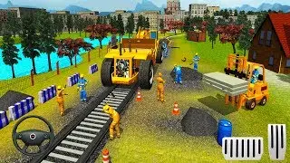 Indian Train City Drive Road Construction Sim Android Gameplay 2019
