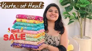 Amazon Kurta Set haul | suit sets chikankari anarkali kurtis daily office wear kurta set