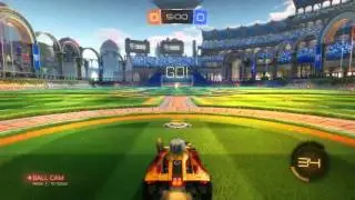 Rocket League sky high achievement (aerial goal achievement)