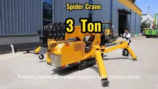 3T Spider Crane: Compact Powerhouse for Tight Spaces!