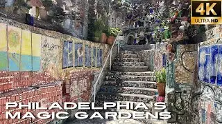 Philadelphia&rsquo;s Magic Gardens | Philadelphia Walking Tour of Unique Attraction!! May 2023 [4K]