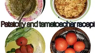 ###tamatoachar recipe and patatofry###cooking ##delicious