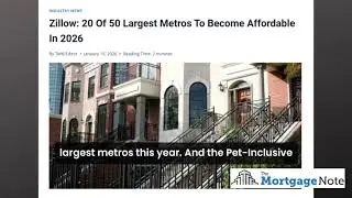 The Mortgage Note Recap: Opportunities In Michigan, Zillow Predictions, Pets And Housing