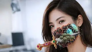 Therapeutic Parasite Face Treatment ASMR Animation | 테라피 기생충 얼굴 트리트먼트 ASMR 애니메이션