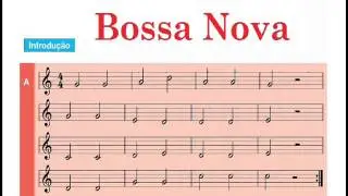 Bossa nova - Para tocar na flauta de bisel