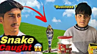Aj dost na snake pakr lia😱talal new business man in Pakistan 🤣❤️