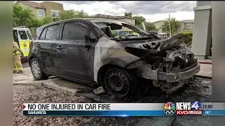 Fire investigation underway after vehicle in flames found against Sahuarita home