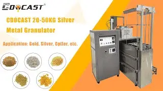 CDOCAST 20-50 KG Gold Silver Granulator--Round and Smooth Metal Granules Making