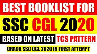 BEST BOOKS FOR SSC CGL 2020 BASED ON LATEST TCS PATTERN|SSC CGL 2020 BOOKS|SSC CGL 2020 PREPARATION