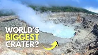 World's LARGEST Volcanic Crater? || Exploring PO&Aacute;S VOLCANO in COSTA RICA