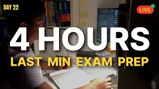 4 Hours Study with Me | Day 22