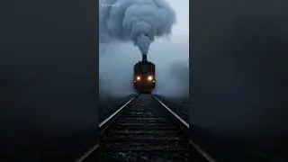 Trains from the fog #shortsfeed #train