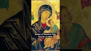 Mother of Perpetual Help, Pray for us today. @rosarychapel #rosarymysteries
