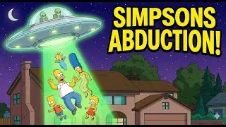 The Simpsons Get Abducted By Aliens