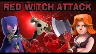 RED WITCH ATTACK ( WITCHSLAP HYBRID) CLASH OF CLANS-TH9