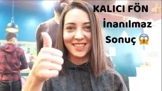 SAÇLARIM ARTIK DÜMDÜZ 🙆🏻‍♀️ AMERİKAN FÖNÜ JEL KERATİN YAPTIRDIM 👍🏻