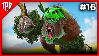 Gamma Dinopithecus King Boss Fight *LIVE* ARK Lost Island (Part 16)