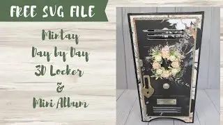 Free SVG Files - 3D Locker & MIni Album - ASC Craft Supplies  DT Project