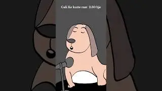 Gali Ke kutte 😂 Street dog barking funny