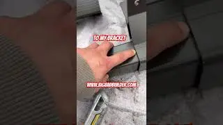Система алюминиевых направляющих для крепления на лицевой панели с дистанционными кронштейнами!