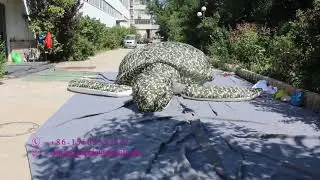 inflatable camouflage color  sea turtle tortoise
