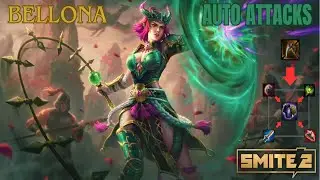 I discovered new Bellona auto attacks build in Smite 2!